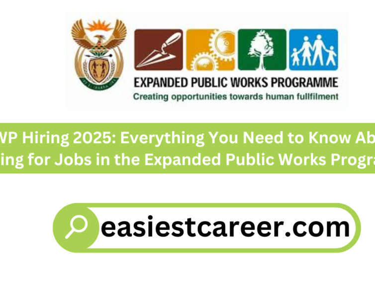 EPWP Hiring 2025 Apply Now Here